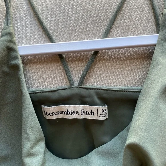 Abercrombie & Fitch Green Mini Dress - Picture 7 of 9